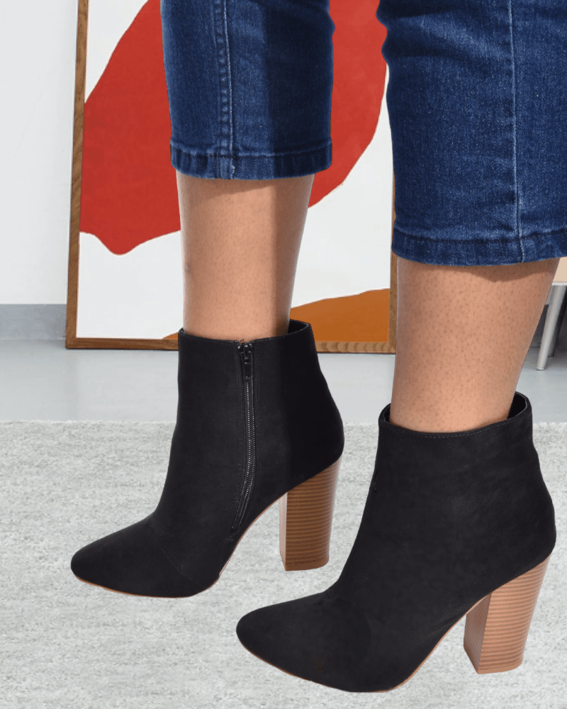 Black Natural Besha Boots - StylePhase SA