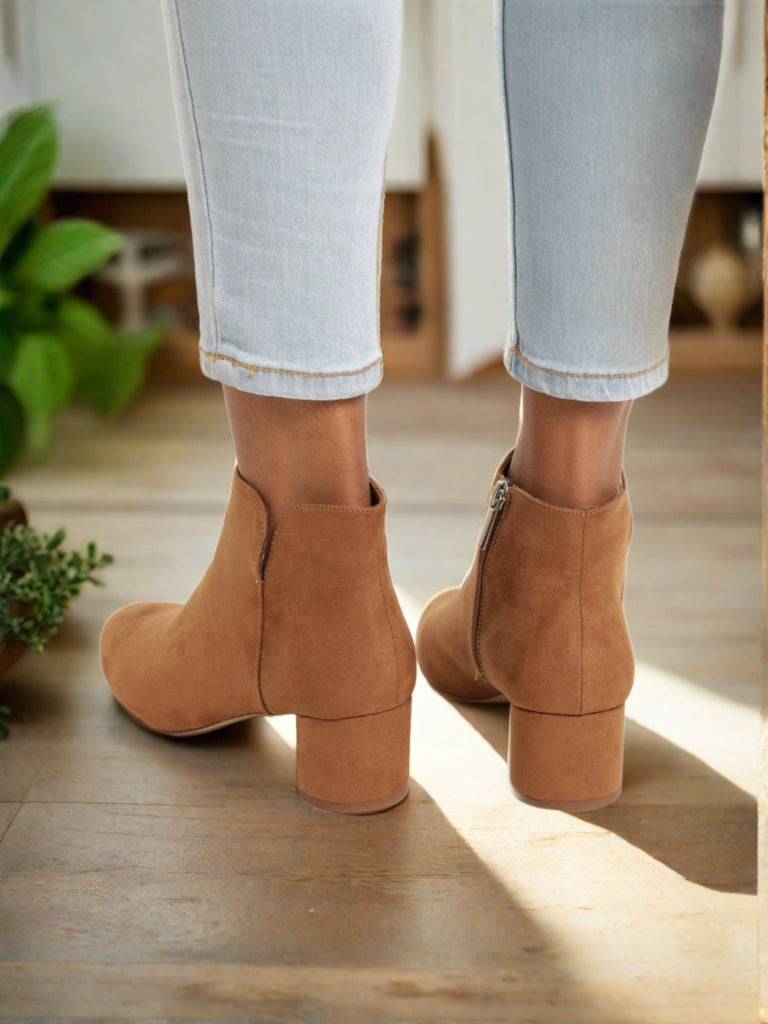 Camel Rosie Ankle Boots - StylePhase SA