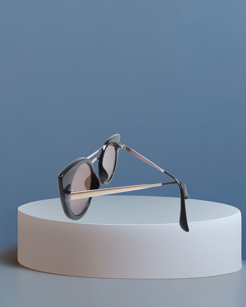 Cat Eye Metal Frame Sunglasses - StylePhase SA