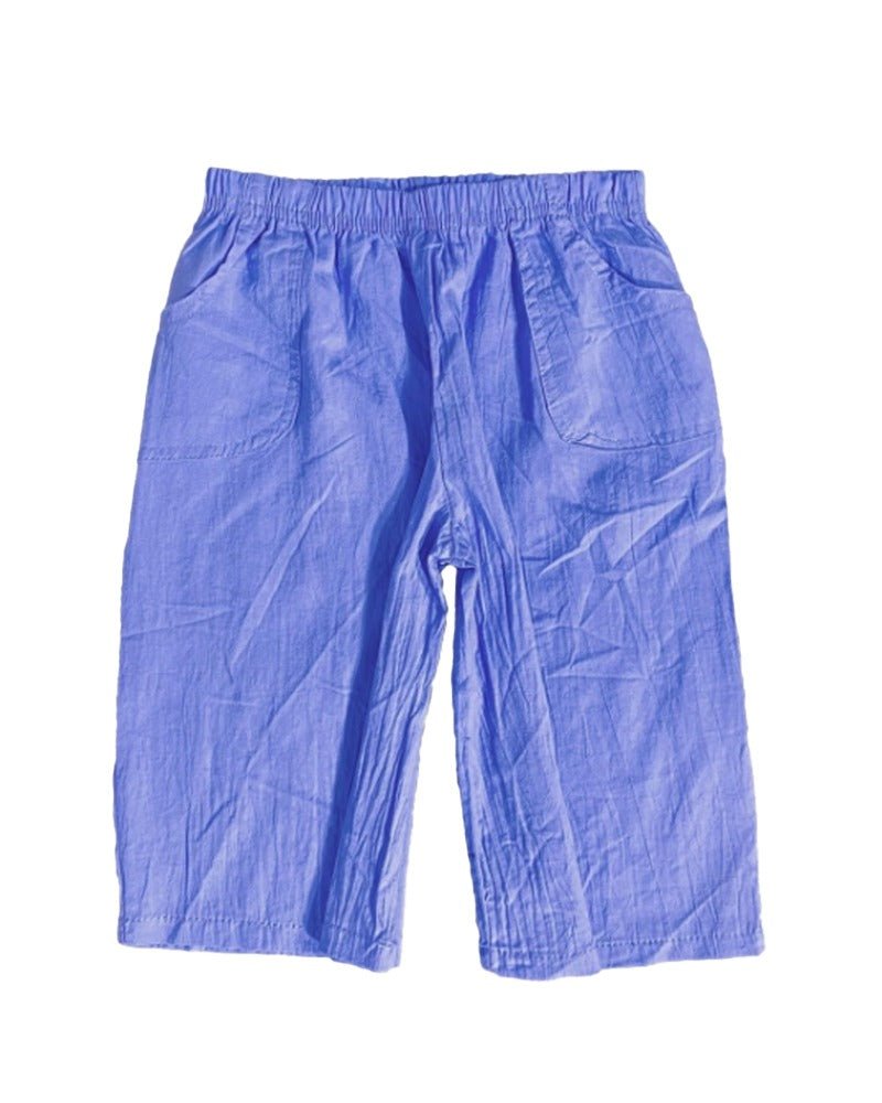 Cheesecloth Blue Shorts - StylePhase SA