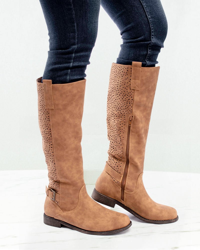 Cognac Aria Boots - StylePhase SA