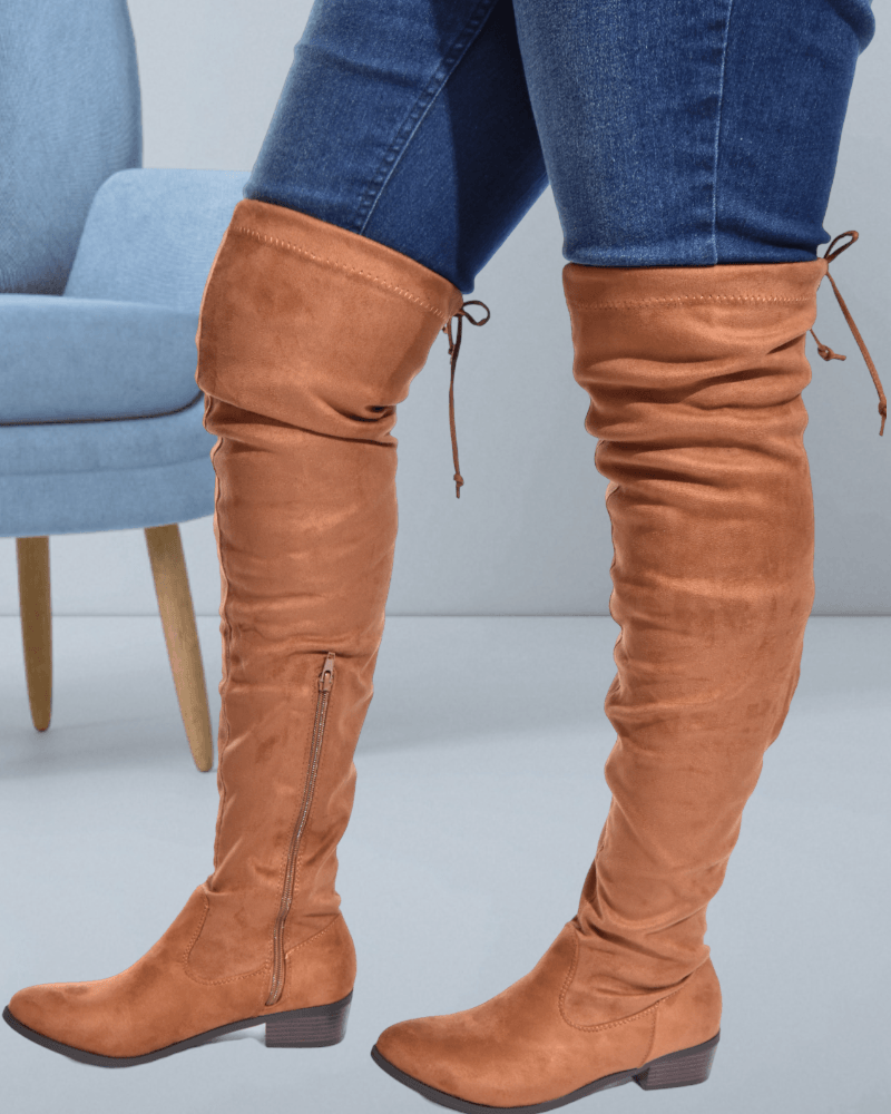 Cognac Orli Boots - StylePhase SA
