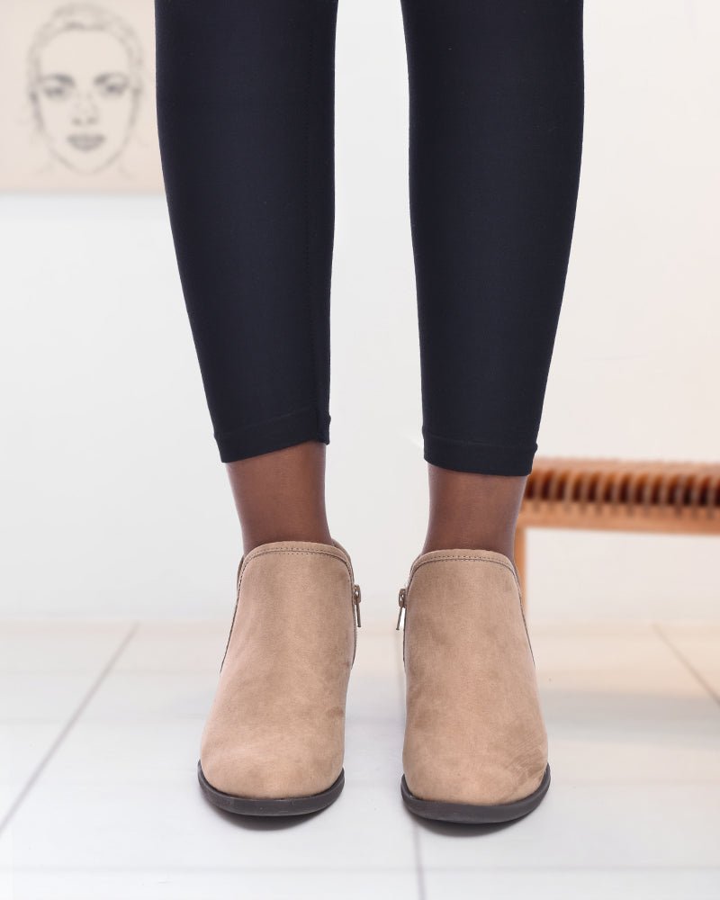 Toms shaye booties deals desert taupe