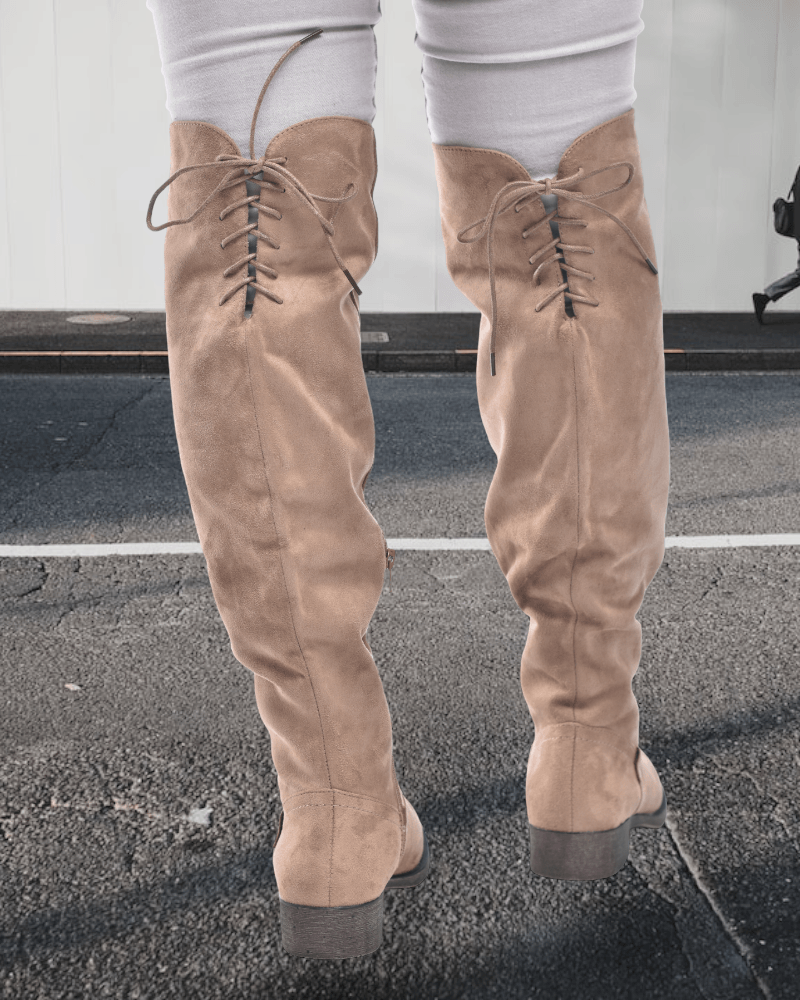 Eady Taupe Long Boots - StylePhase SA