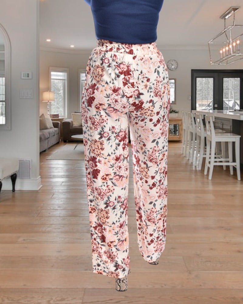 Floral Multi Color Palazzo Pants - StylePhase SA