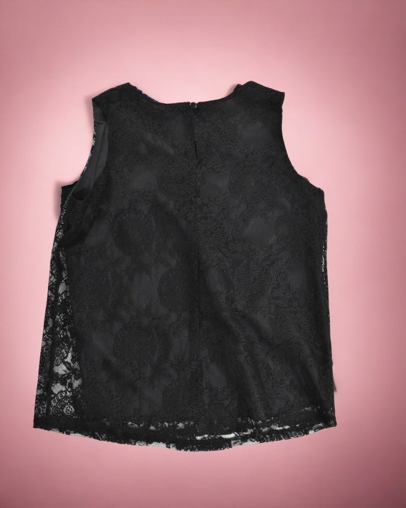 Girls Black Lace Top - StylePhase SA
