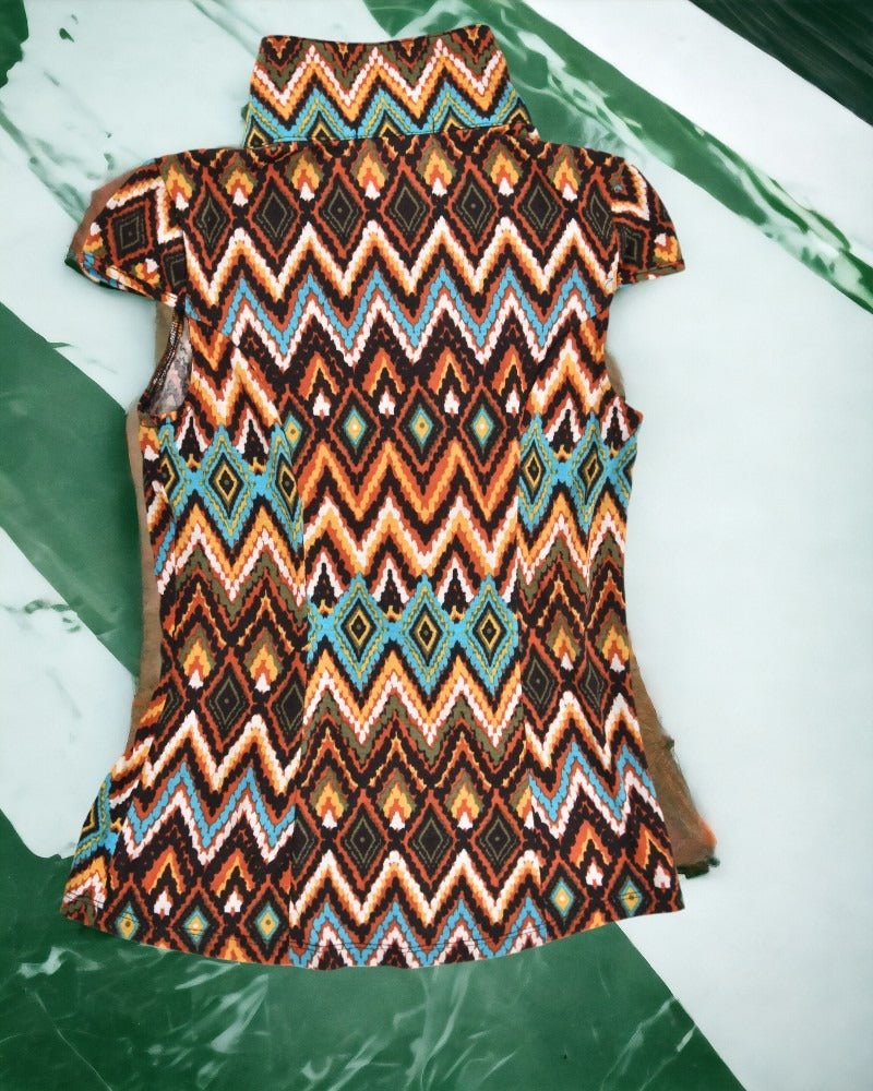 Girls Brown Pattern Top - StylePhase SA