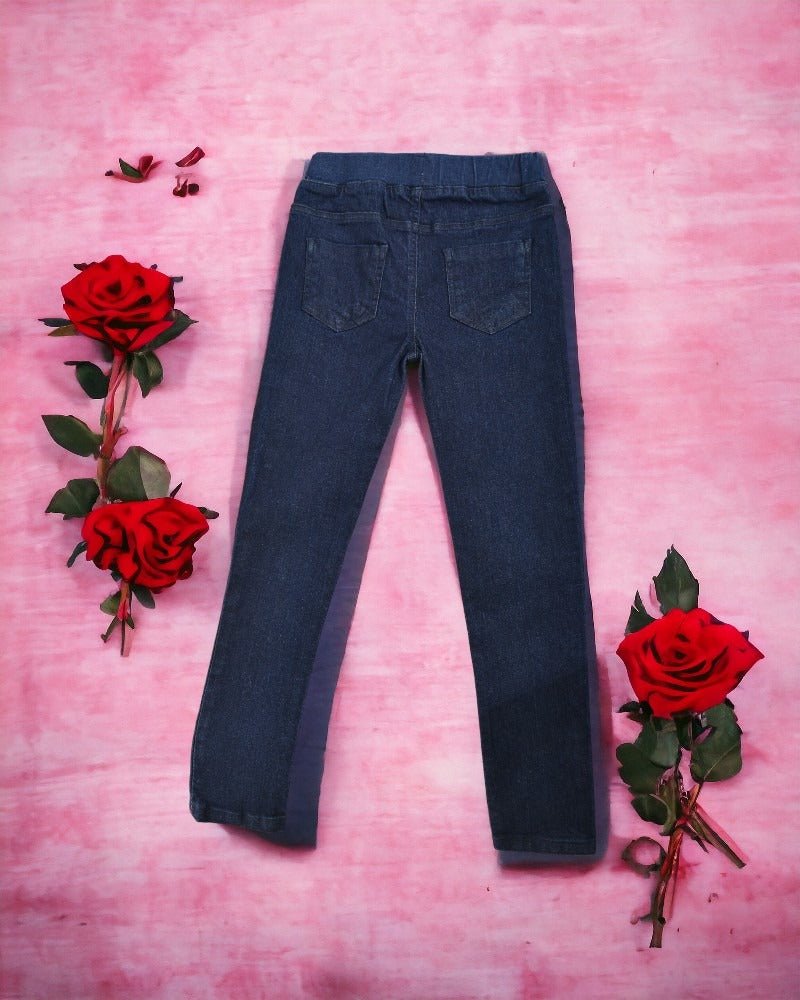 Girls Dark Navy Jeans - StylePhase SA