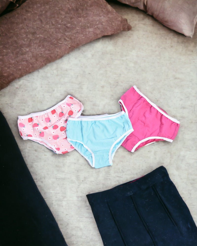 Girls Pink And Blue Brief Cut Panty - StylePhase SA