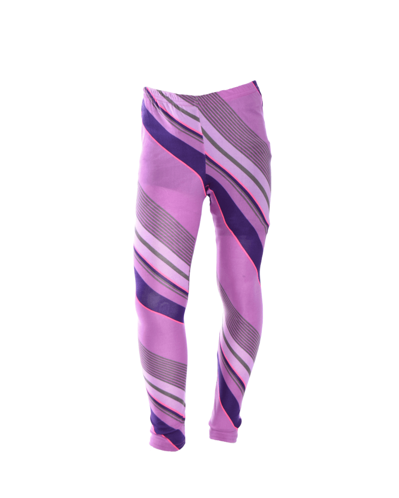 Girls Stripe Purple Leggings - StylePhase SA