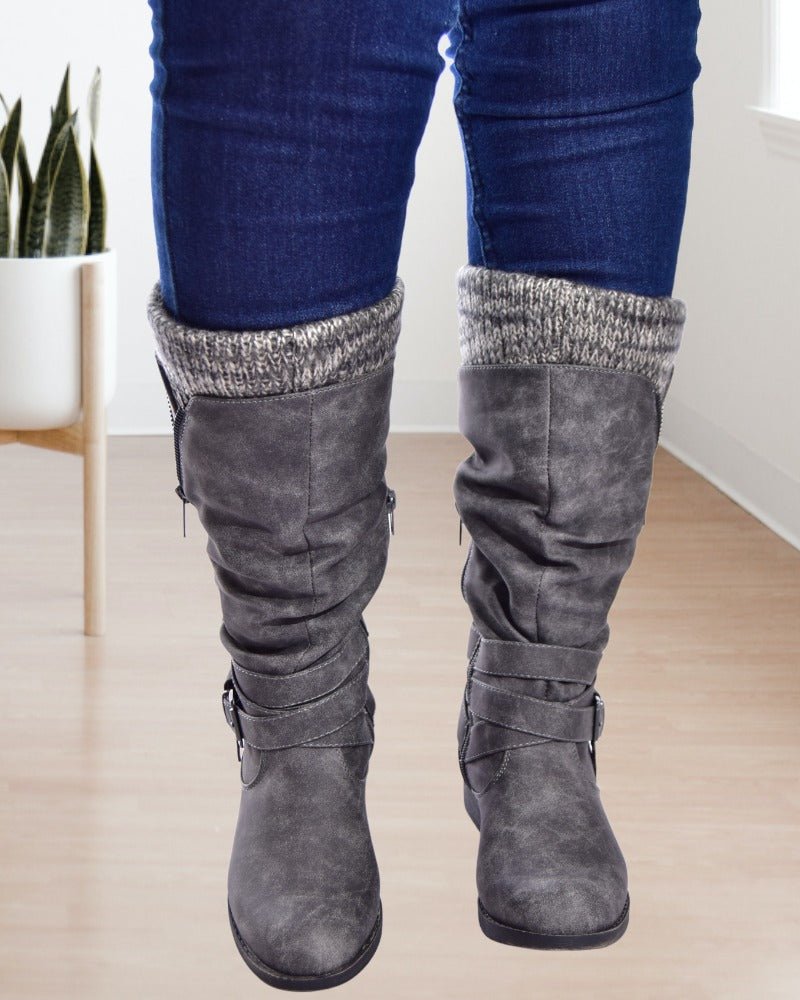 Grey Zanadee Boots - StylePhase SA