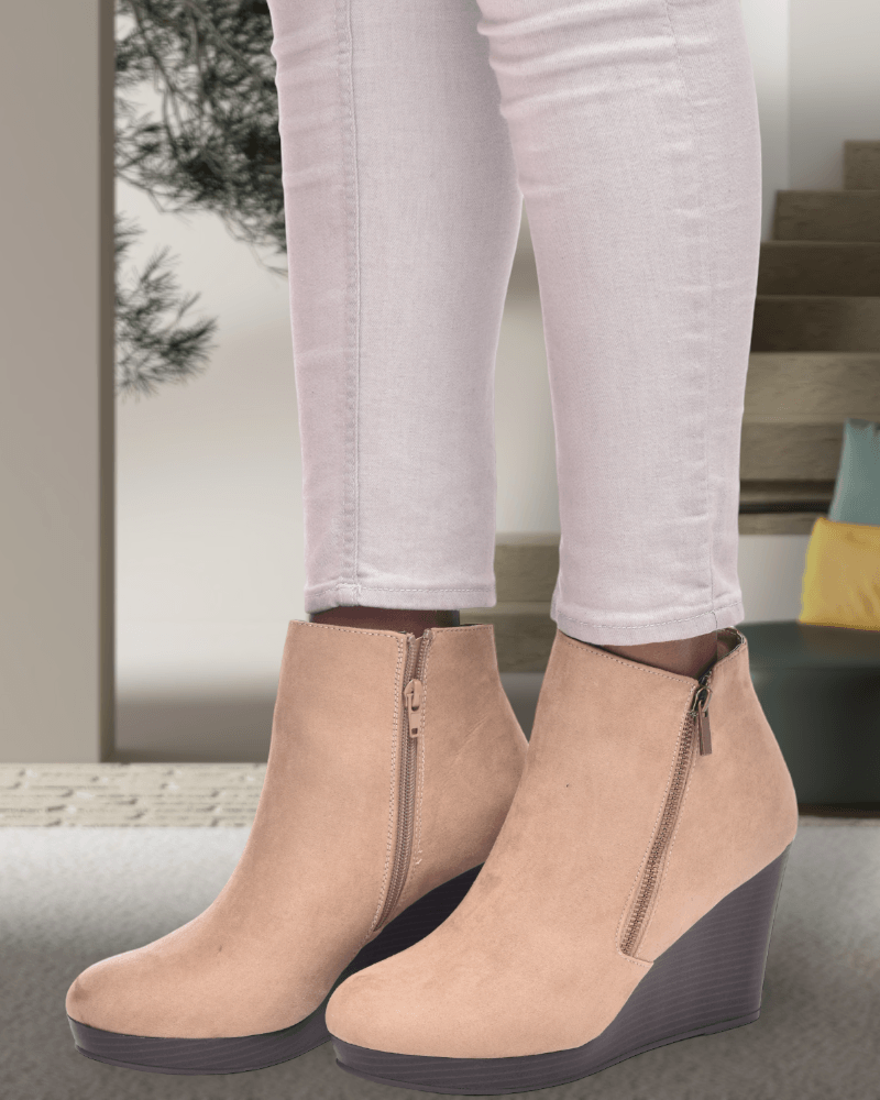 Jessy Dk Taupe Boots - StylePhase SA