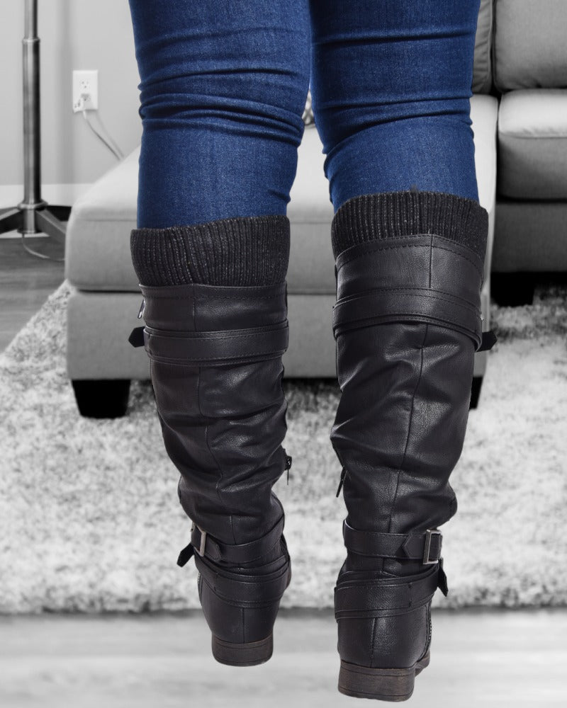 Kadija Black Boots - StylePhase SA