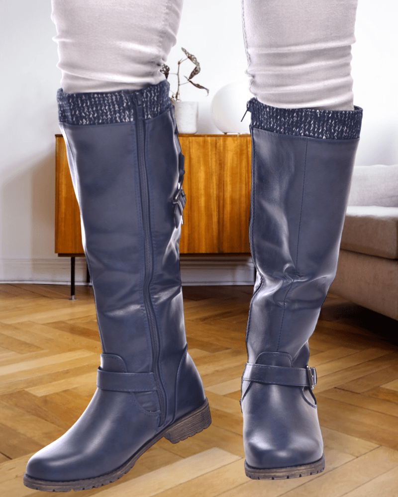 Kala Navy Boots - StylePhase SA
