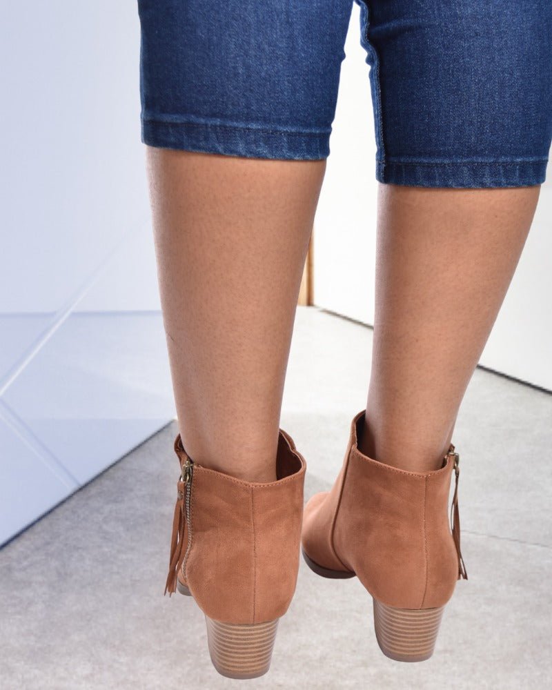 Ketanya Cognac Boots - StylePhase SA