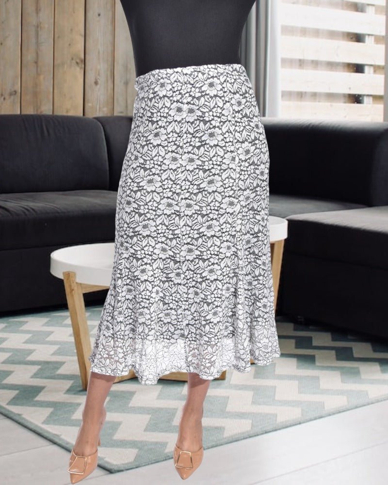 Ladies A Line Lace Skirt - StylePhase SA