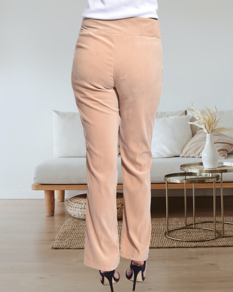 Ladies Beige Moleskin Pants - StylePhase SA