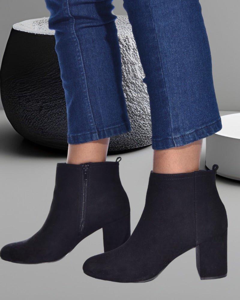 Ladies Black Amira Boots - StylePhase SA