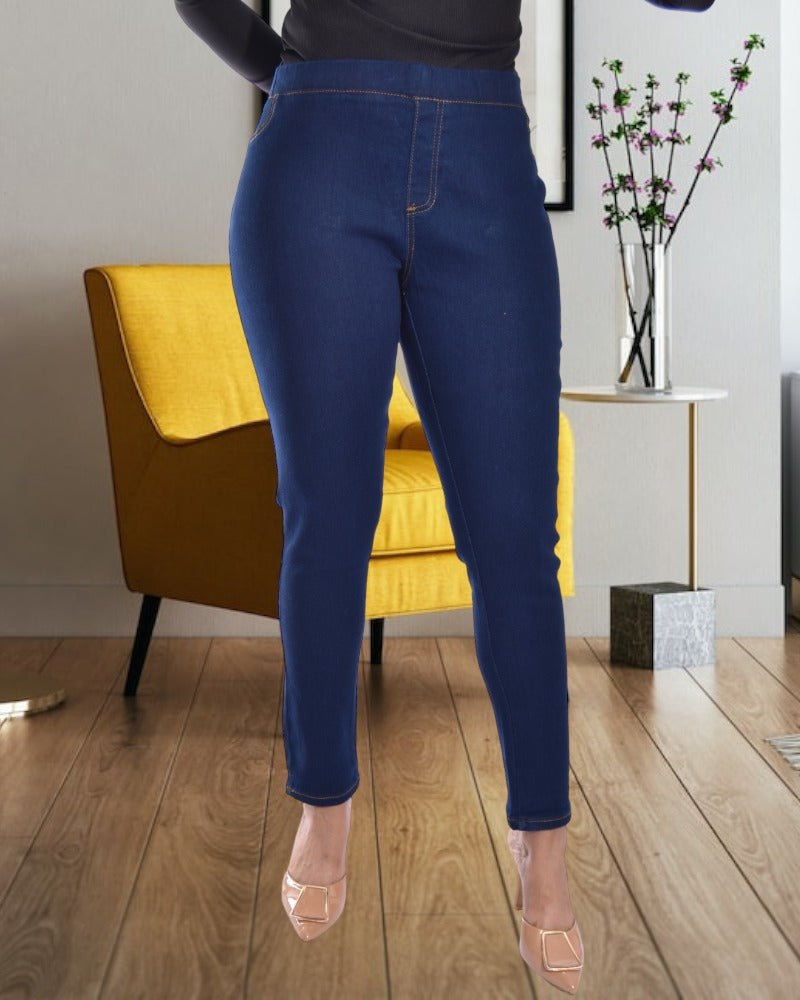 Ladies Blue Denim Jeggings - StylePhase SA