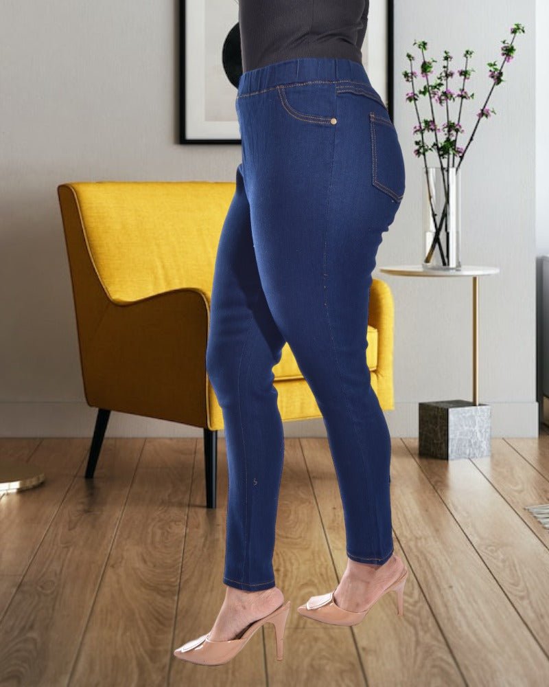 Ladies Blue Denim Jeggings - StylePhase SA