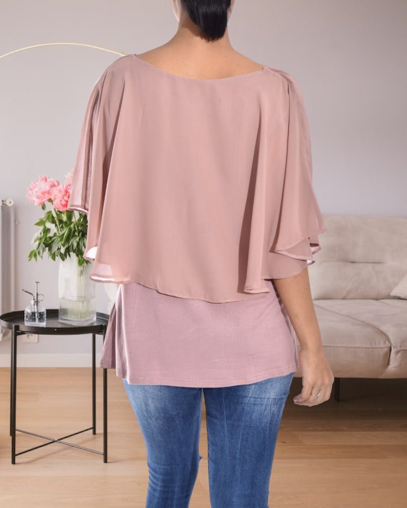Ladies Chiffon Knit Top With Chain - StylePhase SA