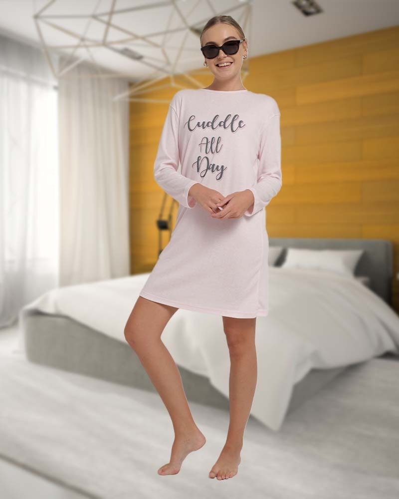 Ladies Cuddle All Day Sleep Shirt - StylePhase SA