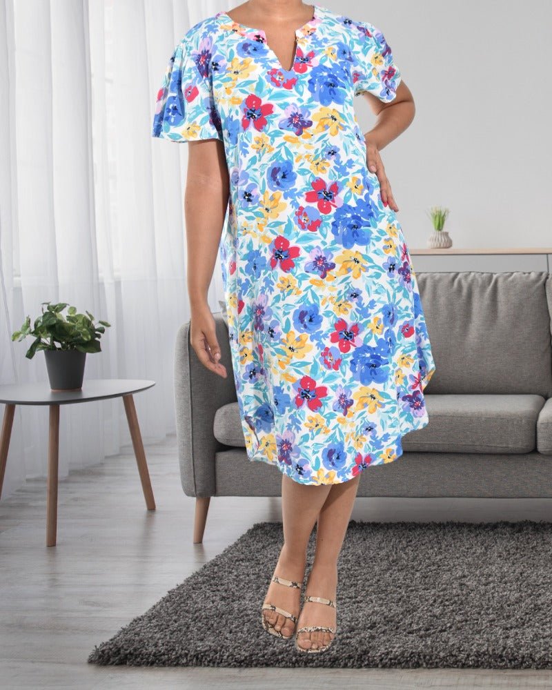 Ladies Floral Print Dress - StylePhase SA