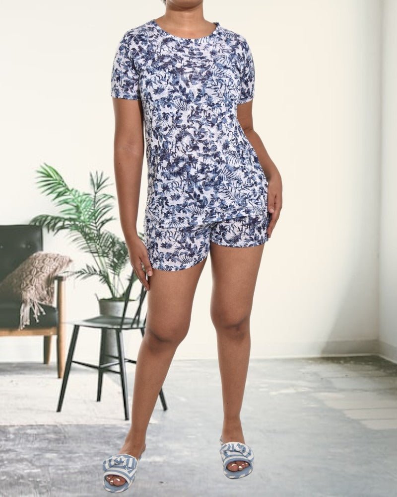 Ladies Blue Sleep Shorts – StylePhase SA