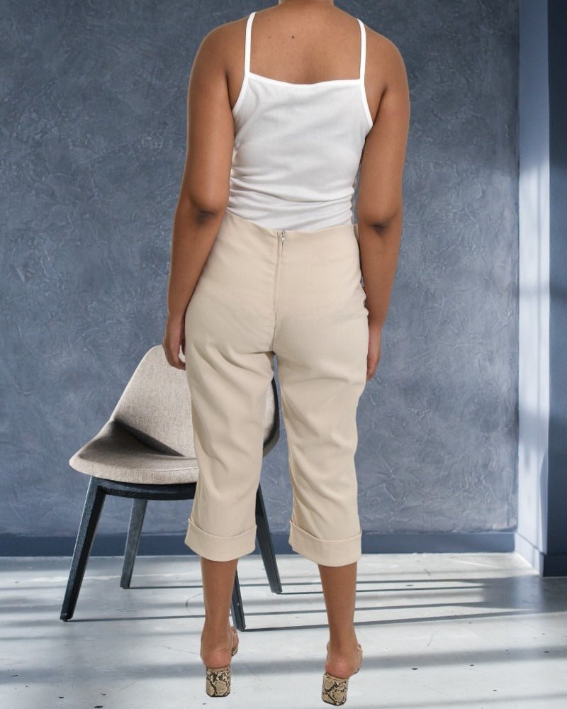 Ladies Front Tie Capri Pants - StylePhase SA