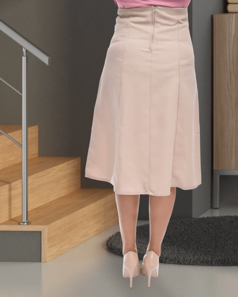Ladies High Waist Midi Skirt - StylePhase SA