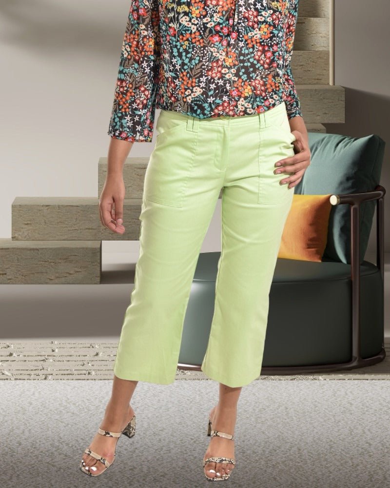 Ladies Lime Capri Pants - StylePhase SA