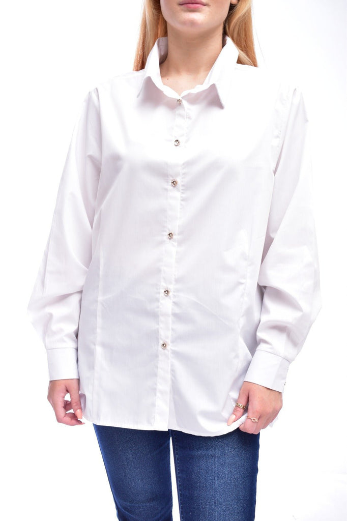 Ladies Long Sleeve Button Up Shirt - StylePhase SA