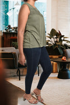 Ladies Olive Pattern Vest Top - StylePhase SA