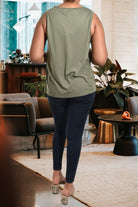 Ladies Olive Pattern Vest Top - StylePhase SA