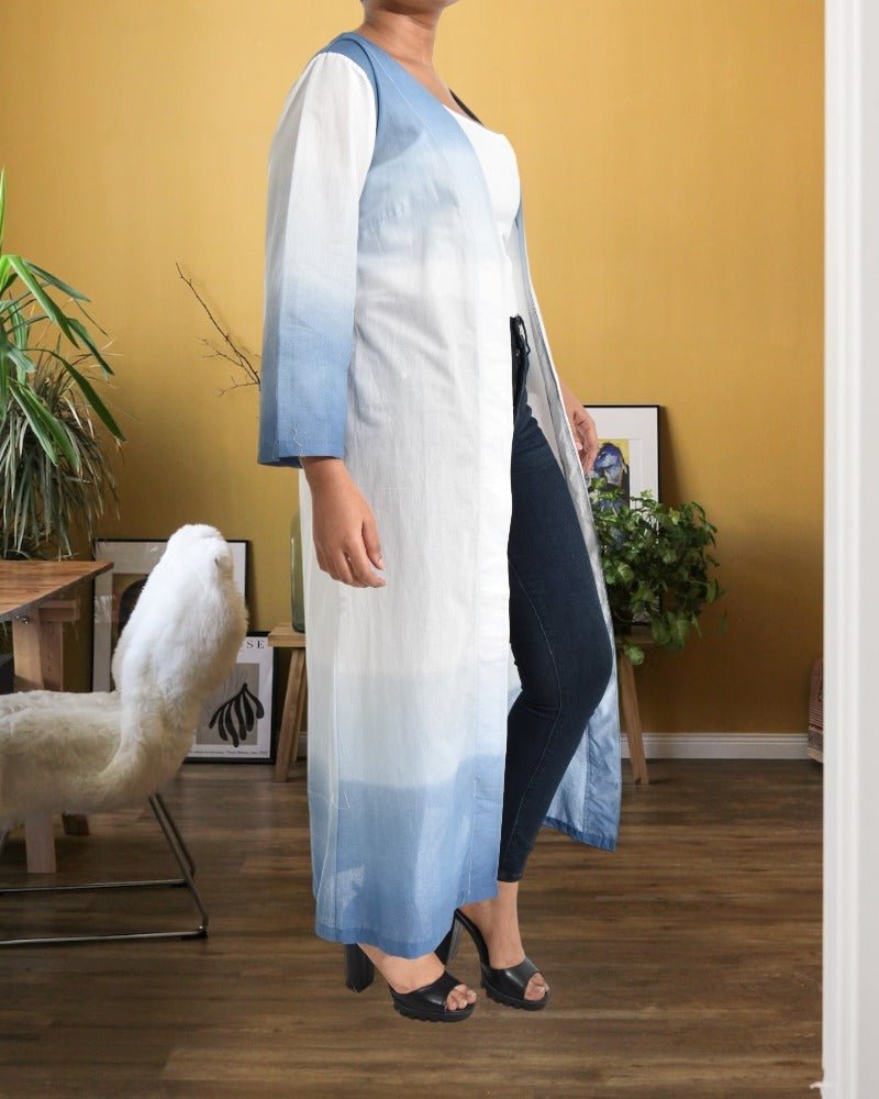 Ladies Ombre Long Kimono - StylePhase SA