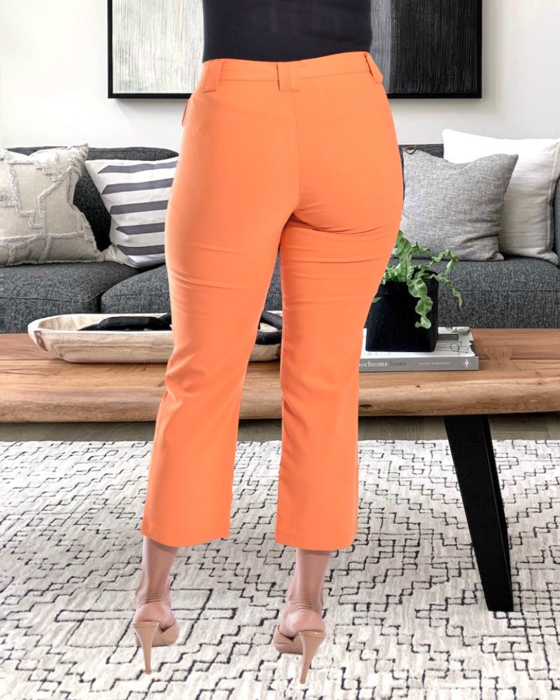 Ladies Orange Capri Pants - StylePhase SA