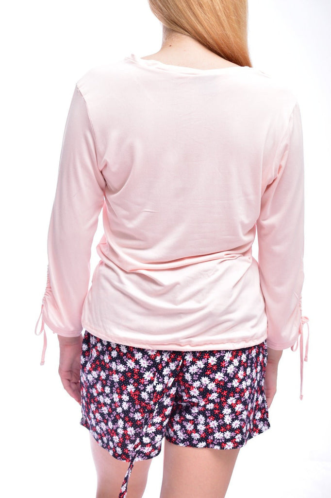 Ladies Pink Rouche Top - StylePhase SA