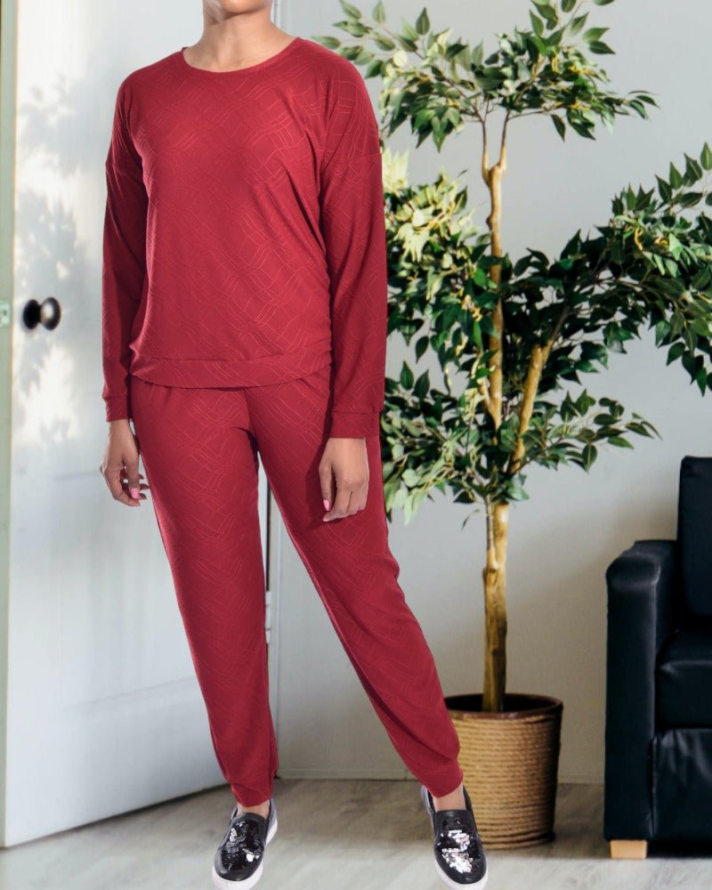 Ladies Red Pyjama Set - StylePhase SA
