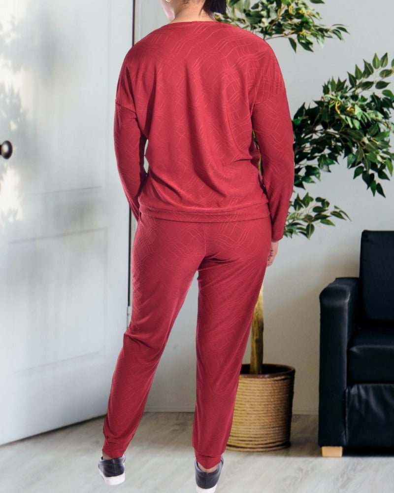 Ladies Red Pyjama Set - StylePhase SA