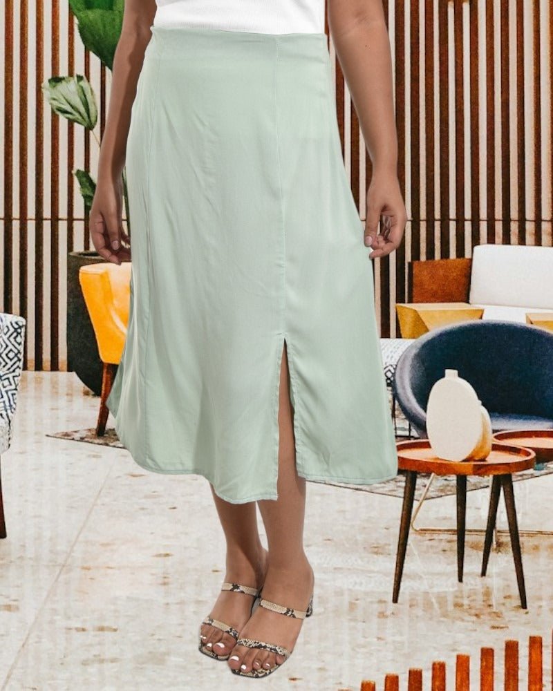 Ladies Sage Slit Skirt - StylePhase SA