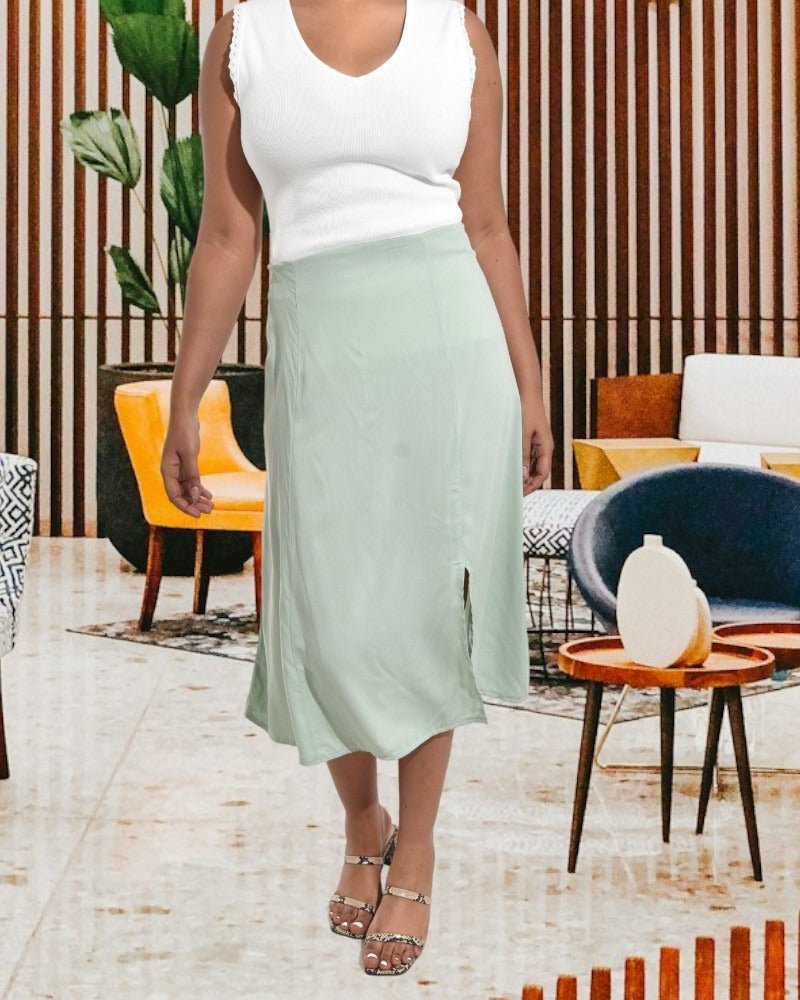 Ladies Sage Slit Skirt - StylePhase SA