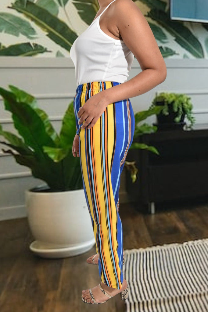 Ladies Stripe Pants - StylePhase SA