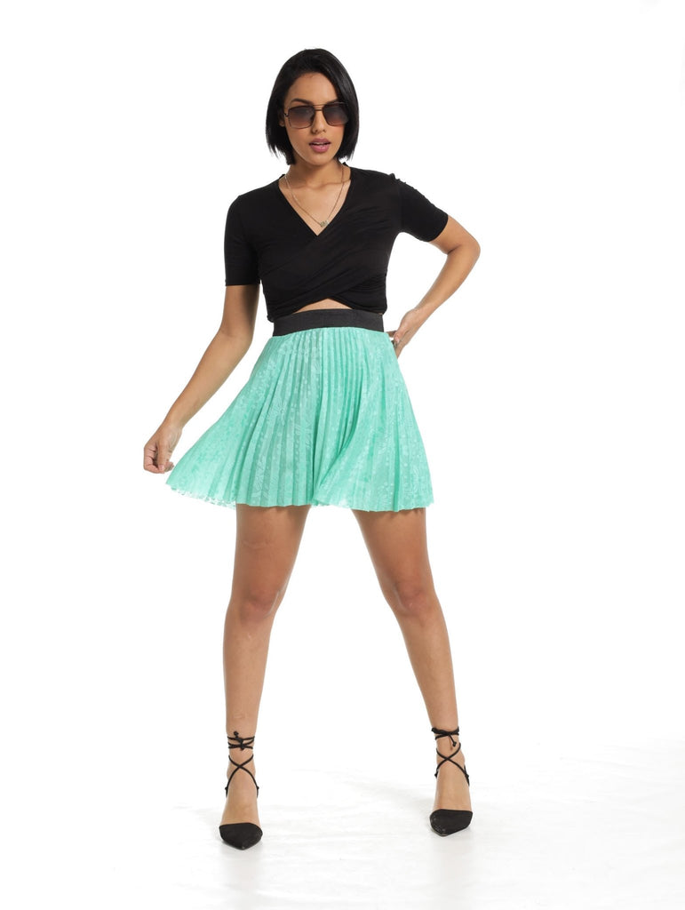 Ladies Turq Short Skirt - StylePhase SA