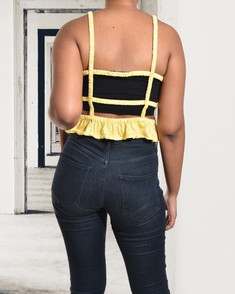 Ladies Yellow Strappy Top - StylePhase SA