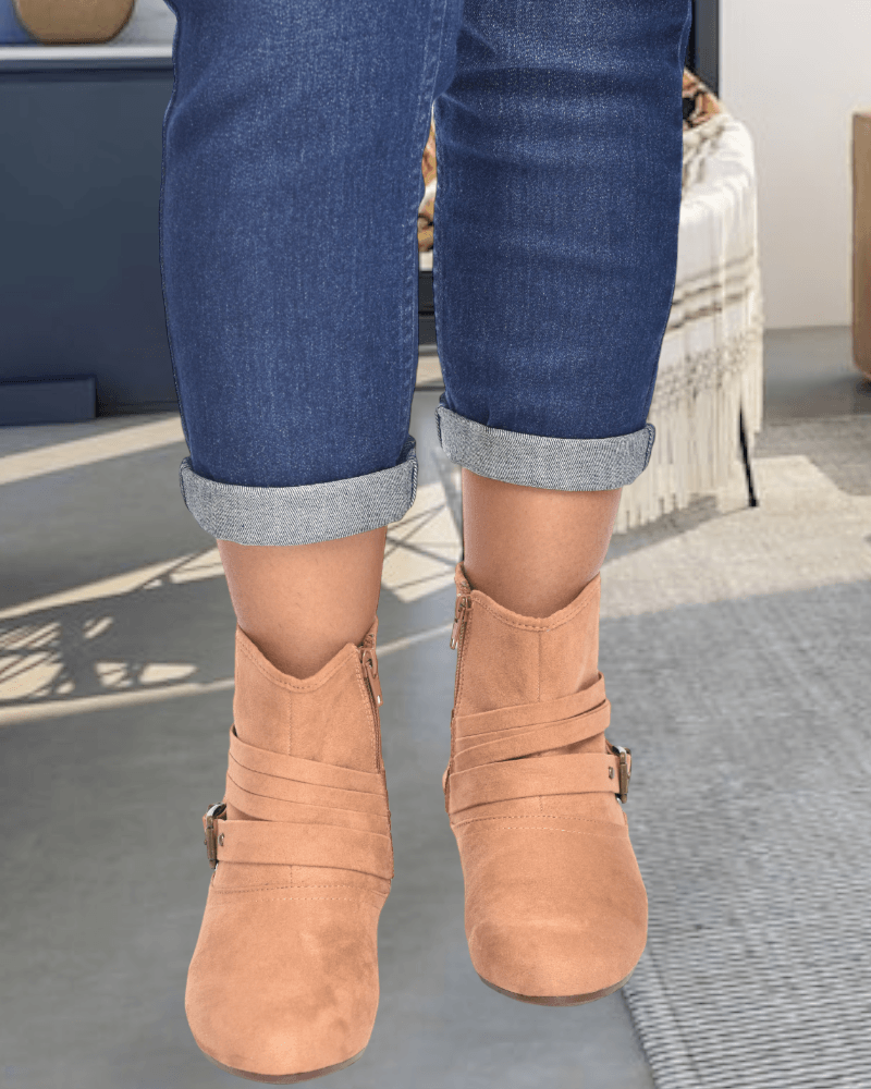 Laidback Almond Boots - StylePhase SA