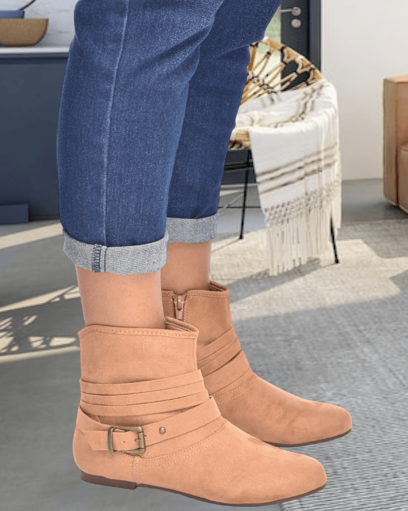 Laidback Almond Boots - StylePhase SA