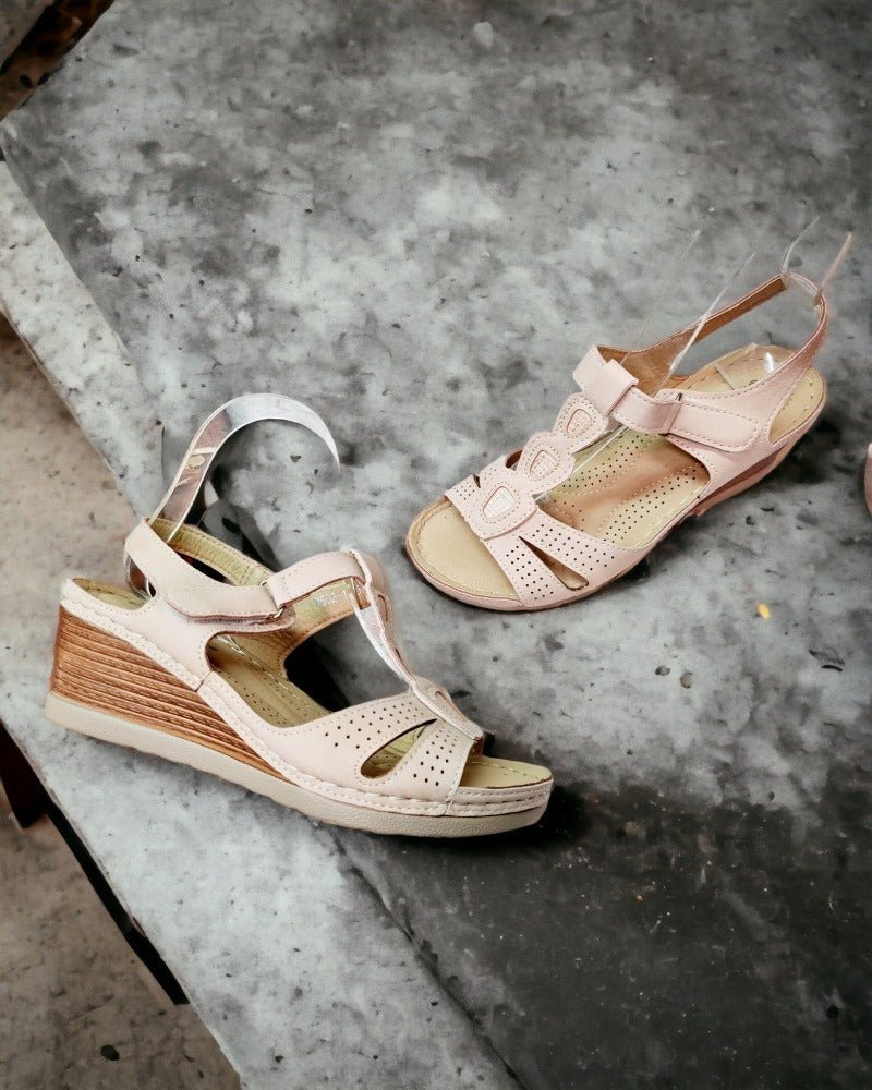 Lds Beige Wedge - StylePhase SA