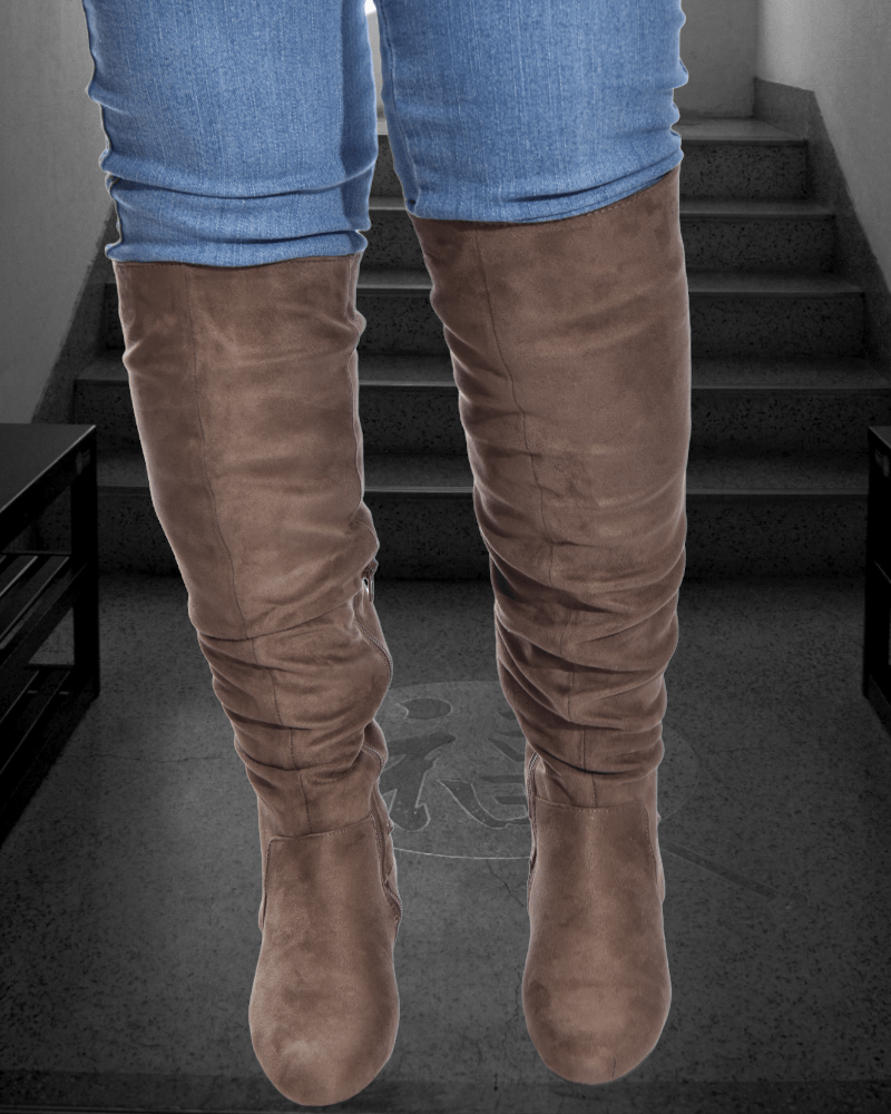 Marian Taupe Boots - StylePhase SA