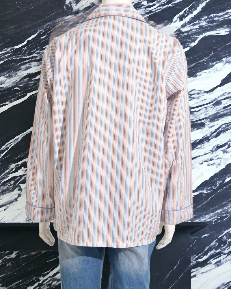 Mens Striped Sleep Shirt - StylePhase SA
