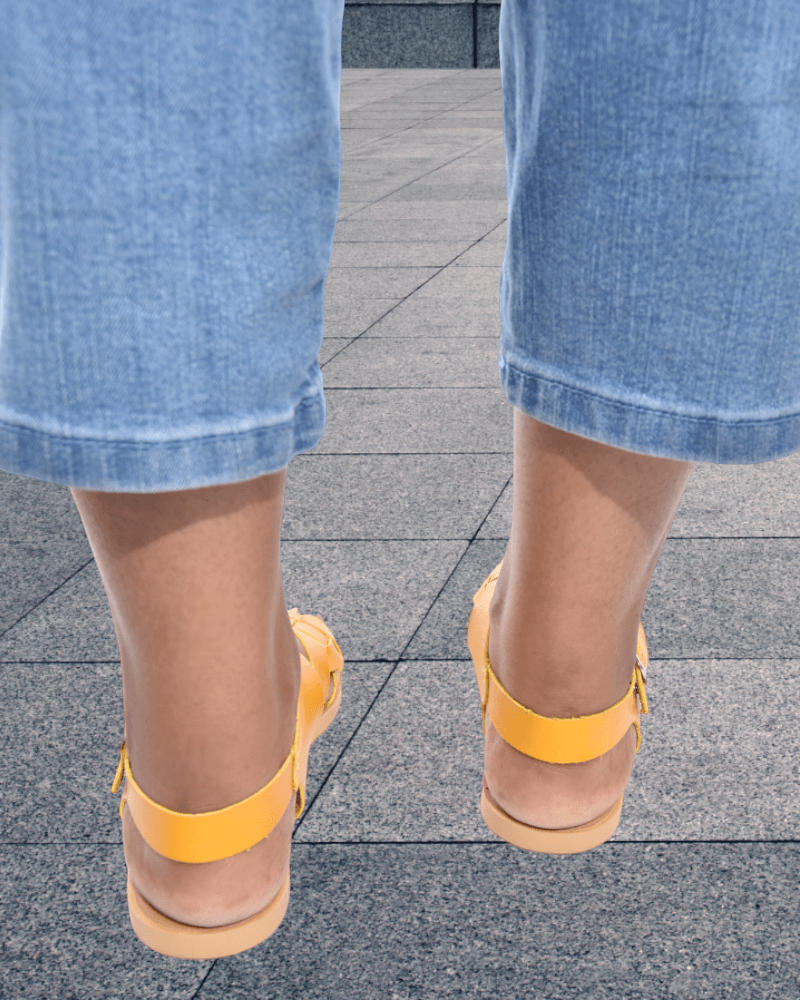 Mustard Ladies Sandals - StylePhase SA